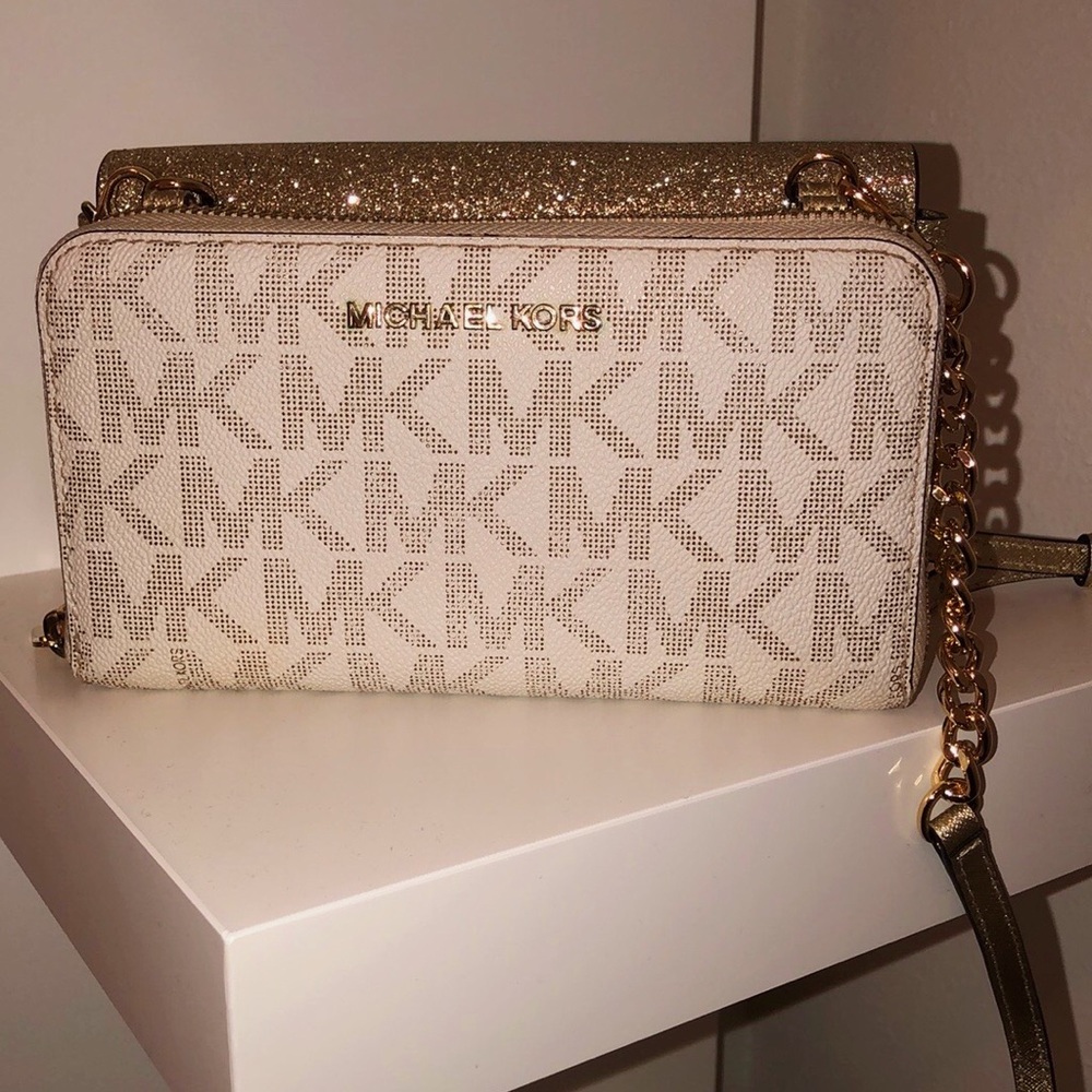 MK crossbody & wallet.